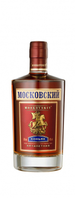 Коньяк пятилетний «МОСКОВСКИЙ» 0.5 л